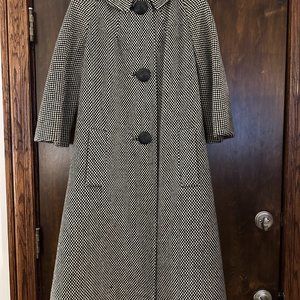 Vintage 3/4 Sleeve Evening Tweed Coat